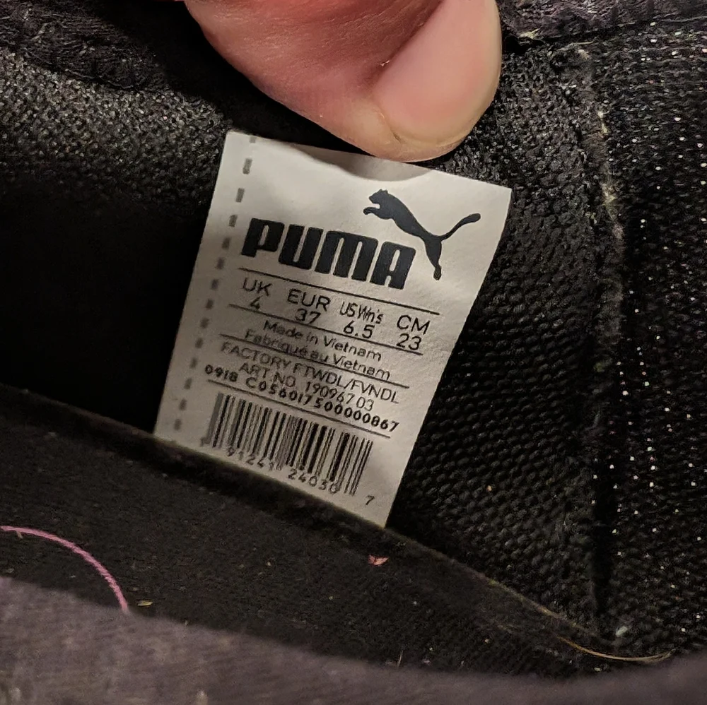 PUMA Carson 2 X women's knit Orchid Pink & black running shoes size 6.5